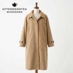 Afternoon Tea ステンカラーオーバーコート ベージュ Fのサムネイル