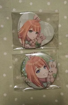 学園アイドルマスター 学マス GIGO ハート缶バッジ ホロ缶バッジ 紫雲清夏