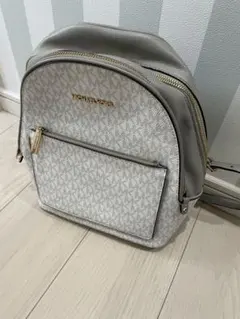 MICHAEL KORS リュック・バックパック ホワイト/グレー
