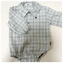 本日限定価格　POLObabyポロベビー　チェック　バースデイ　80 ロンパース