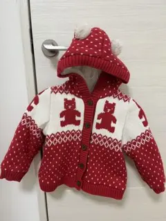 baby GAP くまカーディガン　90cm