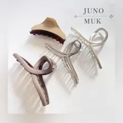 MUK JUNO ヘアクリップ ヘアアクセ　クリップ　バンスクリップ　バレッタ