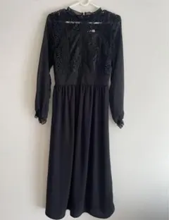 新品　長袖ドレス　ブラック　結婚式　フォーマル