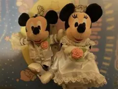 ミッキー ミニー ウェディングドールセット