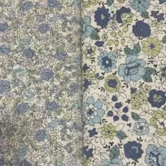 ⭐︎まとめ売り⭐︎綿麻キャンバス 花柄 2種類 生地