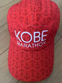 KOBE MARATHON 赤いキャップ