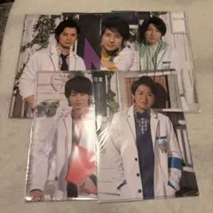 嵐　ワクワク学校　クリアファイル　5人　セット　まとめ売り