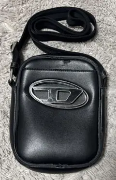 ヨッシー様専用 DIESEL ショルダーバッグ ブラック レザー | Mercari