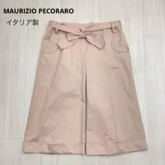 マウリツィオペコラーロ MAURIZIO PECORARO  ノースリーブトップス  ベージュ 花柄 サイズ38 M相当【中古】【美品】 マウリツィオペコラーロ MAURIZIO PECORARO ノースリーブトップス