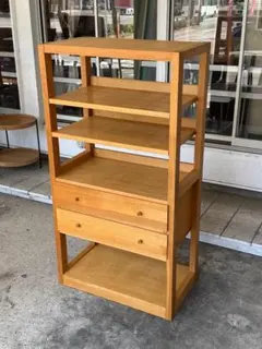 高級 浜本工芸 ナラ無垢材 マルチラック 大塚家具 書棚 オープンシェルフ棚 高級 浜本工芸 ナラ無垢材 マルチラック 大塚家具 書棚 オープン