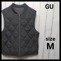 【GU】 ヒートパデッドチェックベスト （リバーシブル仕様） 完売品　F228