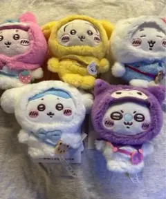 【10個セット】ちいかわ　サンリオ　ぬいぐるみ　マスコットホルダー　10個セット