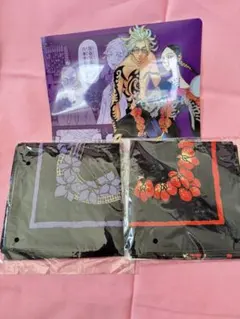 東京リベンジャーズ　灰谷蘭　灰谷竜胆　クリアファイル　スカーフ　3点　灰谷兄弟