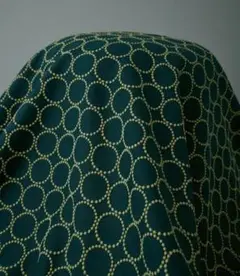ミナペルホネン　9/12発売　タンバリン　dark green　生地　2