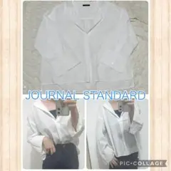 ジャーナルスタンダード ブライトタイプライタースキッパーブラウス ワイドスリーブ