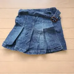 可愛い★バーバリーデニムー プリーツスカートのサムネイル
