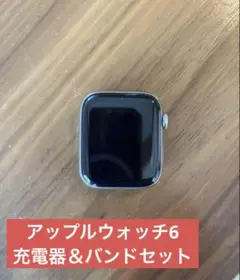 アップルウォッチ6 44mm セルラー ステンレス