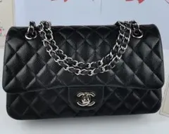 CHANEL ブラック ショルダーバッグ