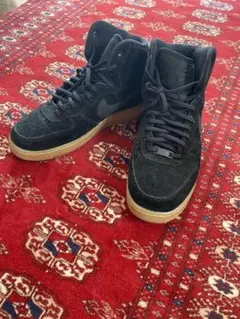 ナイキ エアフォース1 '07 スエード ブラック