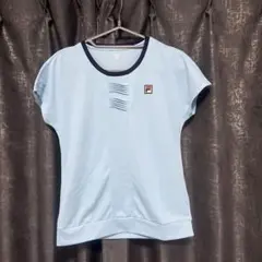 FILA テニスウェア スポーツウェア ライトブルー Tシャツ