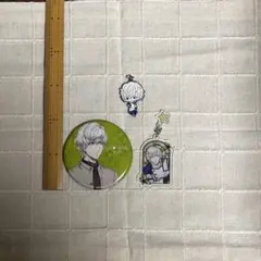 うたプリ 天草シオン グッズ3点セット（缶バッジ・ラバスト・アクリルストラップ）