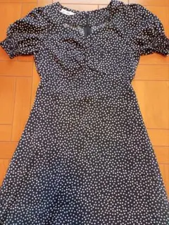 ワンピース中古美品Мサイズ小花柄ブラウスワンピース