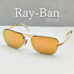 Ray-Ban RB3541 Gold Pink Sunglasses Case