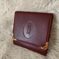 Cartier カルティエ 名刺入れ／カードケース ボルドー - メルカリ