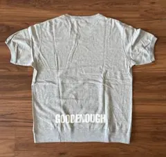 GOODENOUGH Vネック 薄手 半袖スウェット グレーのサムネイル
