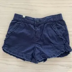 Zara ネイビー フリル付きショートパンツ 2/3歳用