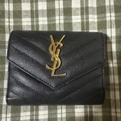YSL SAINT LAURENT 折り財布 ブラックのサムネイル