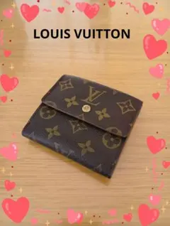 美品！♦ルイヴィトン モノグラム♦Wホック コンパクト財布