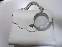 WEGO スカラップ痛ショルダー　オフホワイト