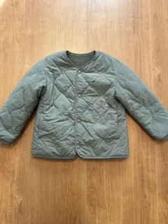 ユニクロ　キッズ　リバーシブル　キルティング　ボアコート　120