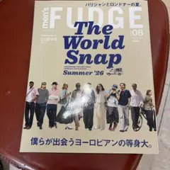 men's FUDGE メンズファッジ 2026年8月号