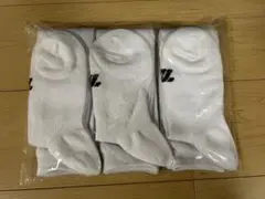 【新品、未使用】野球 ゼット ソックス ホワイト 3本セット