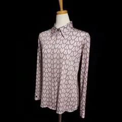 【イタリア製・新品同様】CHOPIN ROMA/ショパン ローマ★総柄シャツM