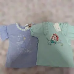 エルサ　アリエル　プリンセス　半袖　Tシャツ　120 2つセット