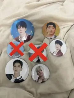 セブチ ウォヌ缶バッジ 7個セット