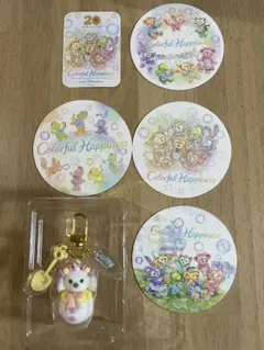 クッキーアン シークレットオブスノーウィーデイ コースター シール 6点セット