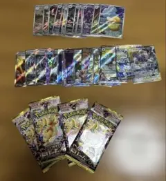 300円オークション！ポケモンカード 35枚 バラ4パックセット