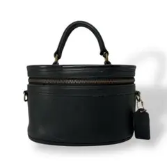 希少　オールドコーチ　2way バニティバッグ　ショルダーバッグ　小物入れ　黒