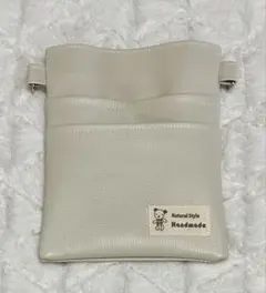 ナースポーチ・作業用ポーチ・オーガナイザー（ハンドメイド）合皮・ベージュ♡