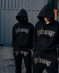 GQ2947◇godsavage : スウェットパーカー/パンツ セットアップ 2025年最新】godsavageの人気アイテム - メルカリ