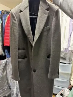 カシミヤ チェスターコート