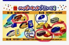 新品未使用　ハッピーセット 2023 プラレール3個セット