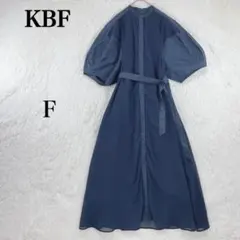 【ケービーエフ】ネイビー 長袖 F アーバンリサーチ レイヤードワンピース