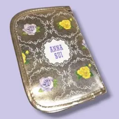 未使用 アナスイ マルチケース ローズ 貴重品ポーチ 通帳 お薬手帳入れ 雑貨