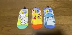 ポケモンキャラクター靴下3足セット