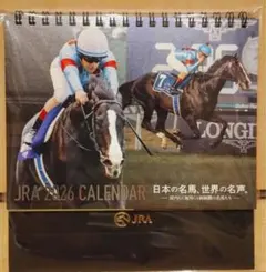 2026 JRA 名馬 卓上カレンダー新品、未開封　即購入OK